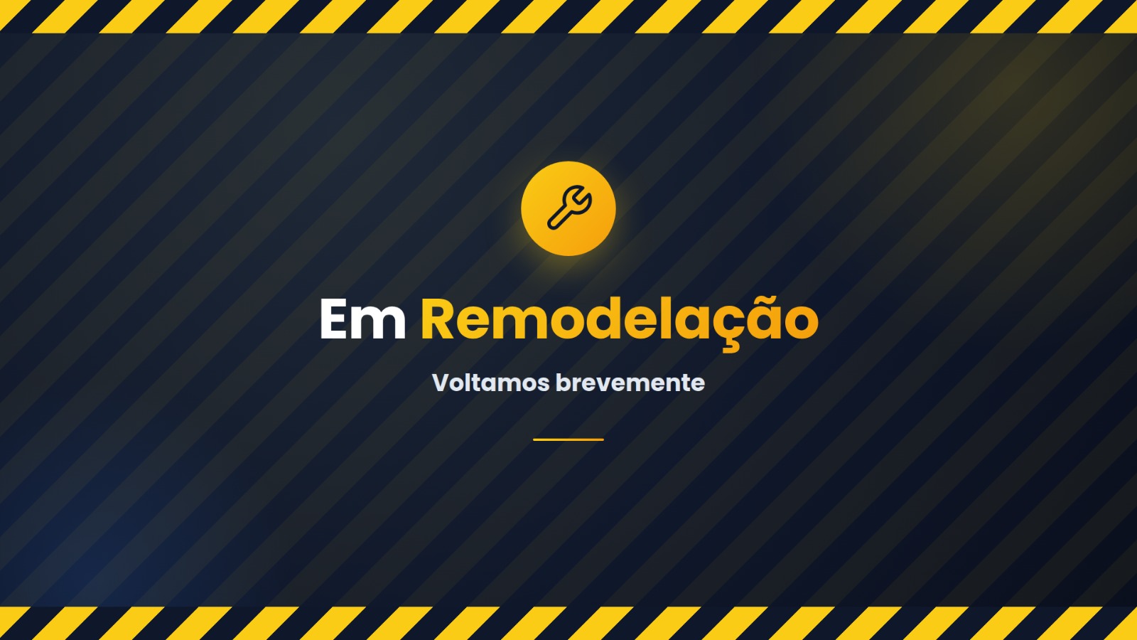 Em Remodelação - Voltamos brevemente